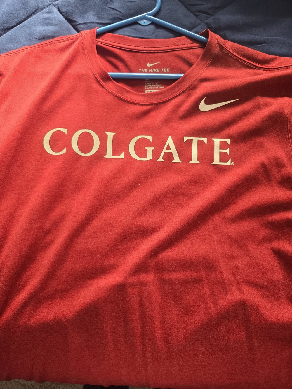 Nike Red Colgate Logo T-Shirt